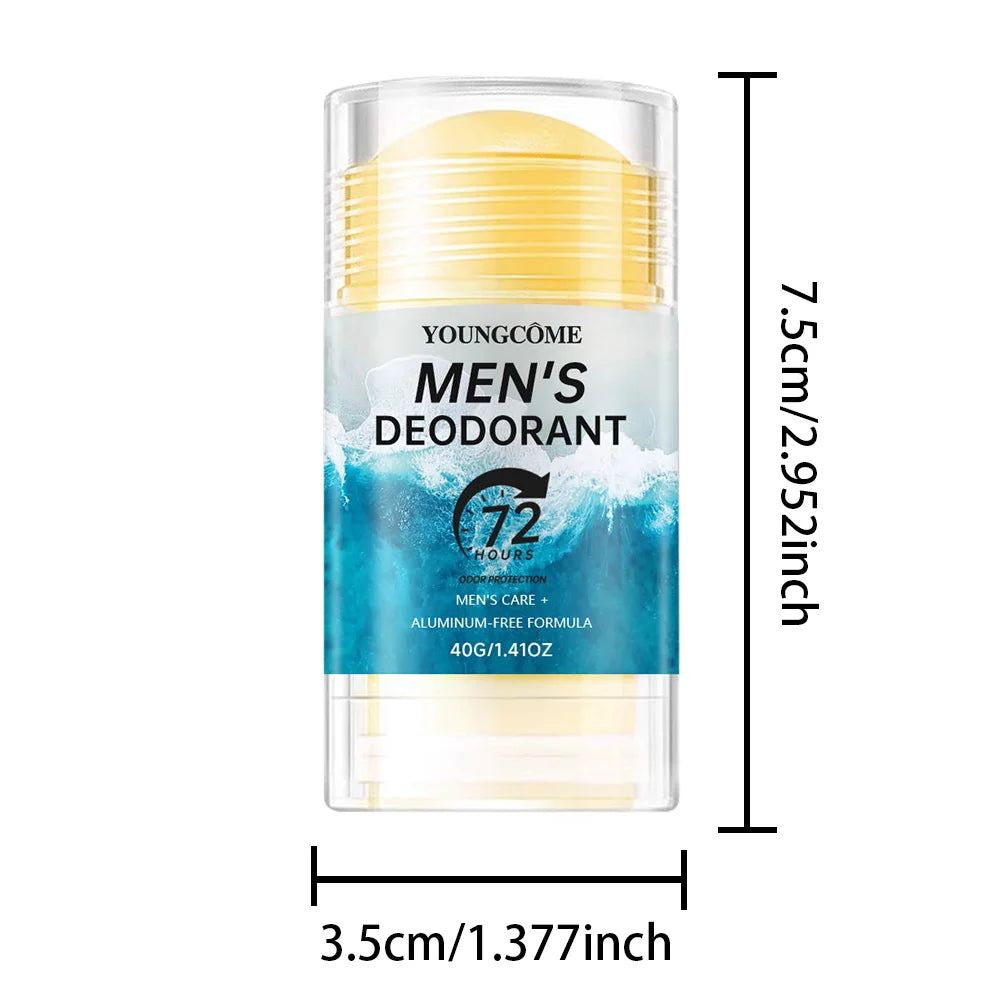 Body Deodorant 72H Anti Sweating Keep Drying Lasting Fragrance Remove Armpit Odor Underarm Refresh Sticks Fade Body Odor Oasis Select 40g