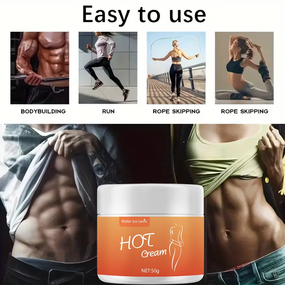 New Heat massage cream, body massage cream, fitness massage cream, improve muscle training and fitness effect 50g Oasis Select