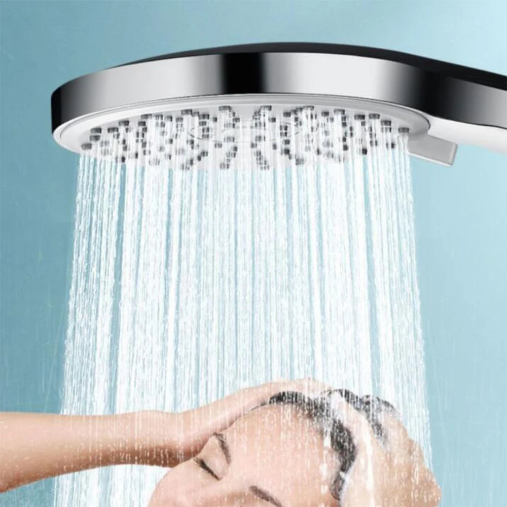 12CM Big Panel Handheld Shower Head 3 Functions Pressurized Water Saving Shower Head Faucet Replacement Bathroom Accessories Oasis Select