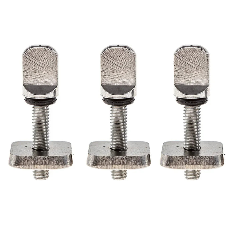 2sets M4 M5 Stainless Surf Fin Screws Plates Surfboard Longboard Screw Channel Sliding Fin Box Plate Smart Screw Oasis Select
