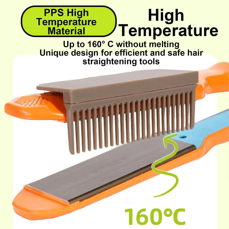 2025 new Women Straightening Comb Attachment Fit Hair Straightening Flat Iron Convenient Travel And Home Hair Styling Tool Oasis Select