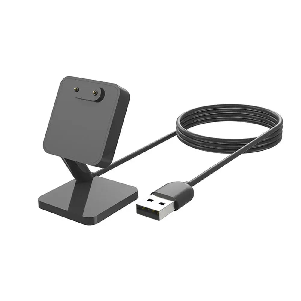 Desktop Stand Charger Adapter USB Charging Cable Dock Station Holder For Samsung Galaxy Fit 3 R390 Smart Band Fit3 Mini Charger Oasis Select black