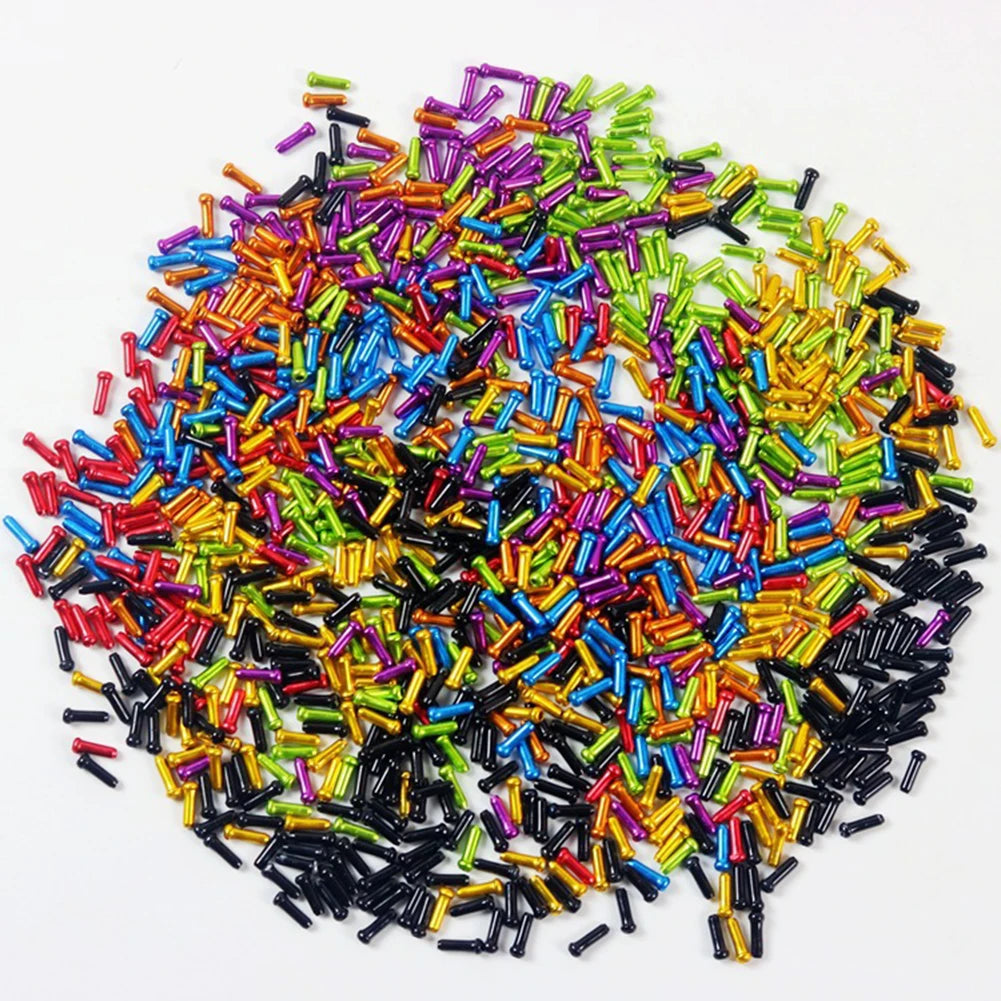 50pcs Bike Bicycle Brake Shifter Inner Cable Tips Wire End Cap Crimps For Bicycle Brake Cables And Shift Cables Oasis Select