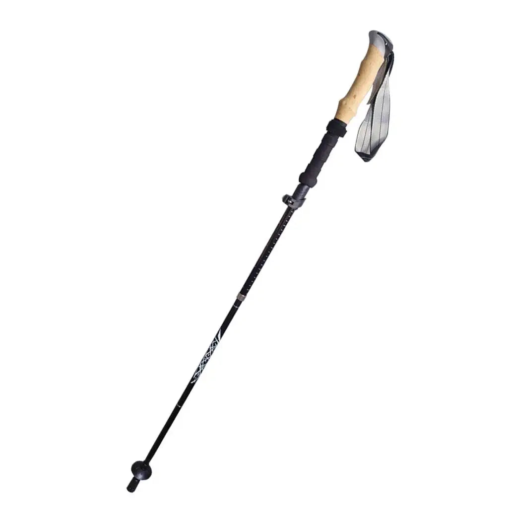 Aluminum Trekking Poles 5 Sections Ultralight Absorber Collapsible Telescopic Sticks Walking Hiking Stick Climbing Stick Oasis Select