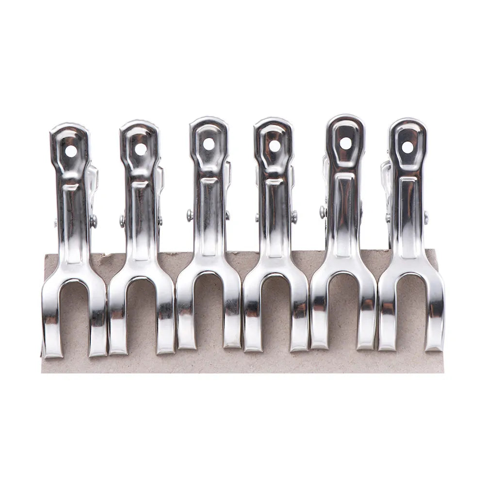 Stainless Steel Clothes Pegs – Windproof Heavy-Duty Clips 6/12pk Clothes Pegs Oasis Select 6 Pcs