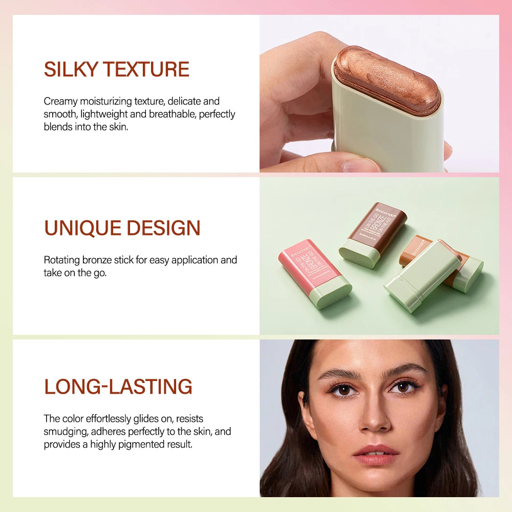 ibcccndc Pearl Glow Contour & Highlight Stick – 4 Shades Contour Highlight Stick Oasis Select