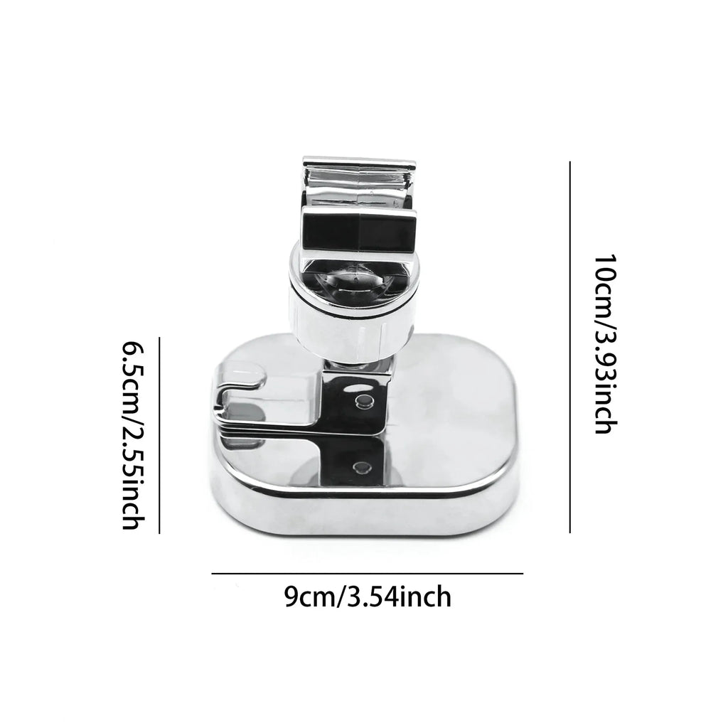 360° Adjustable Shower Head Holder Suction Cup Wall Mount Shower Head Holder Oasis Select SLIVER 1pc