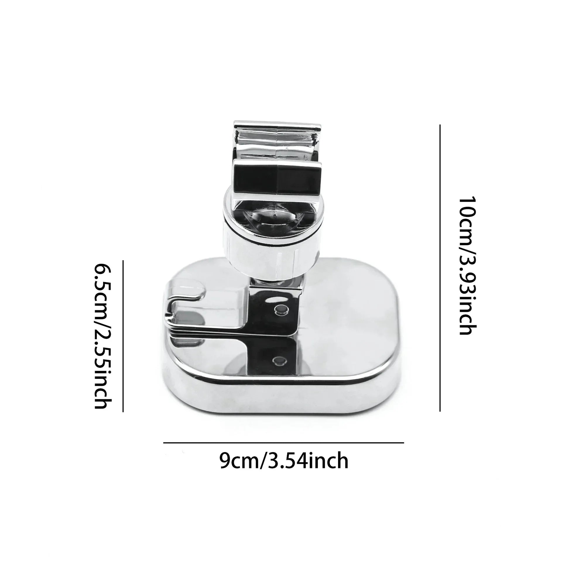 360° Adjustable Shower Head Holder Suction Cup Wall Mount Shower Head Holder Oasis Select SLIVER 1pc