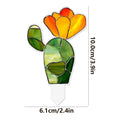 Suncatcher Stained Agave Simulation Plant Sun Catcher Home Handmade Crafts for Garden Yard Outdoor Indoor Table Desk Decorations Oasis Select TYU652