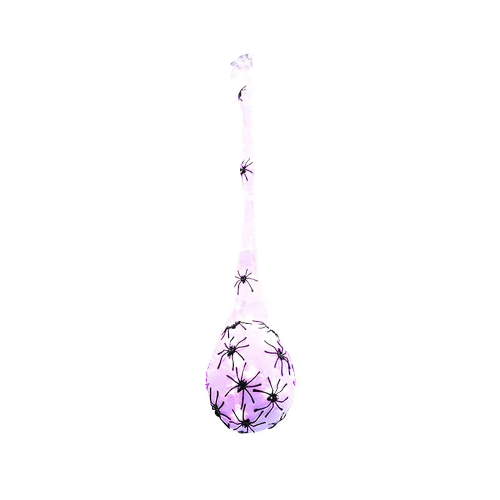 3-Pack LED Halloween Spider Egg Sacs – Glowing Hanging Decor Halloween Hanging Decor Oasis Select Purple 15x90cm