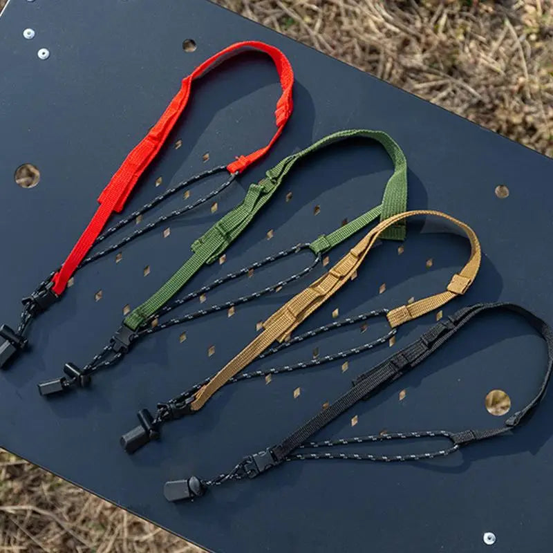 Water Bottle Lanyard Adjustable Cup Hand Strap Outdoor Beverage Carrier With Holes Camping Bottle Lanyard Beverage Carrier Strap Oasis Select