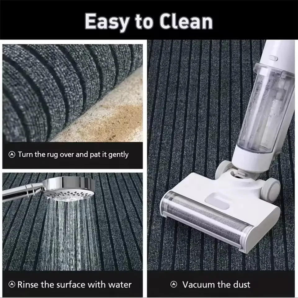 New Durable Non-Slip Door Mat Indoor Outdoor Doormat for Home Entrance Stain Fade Resistant Floor Mat Machine Washable Carpet Oasis Select