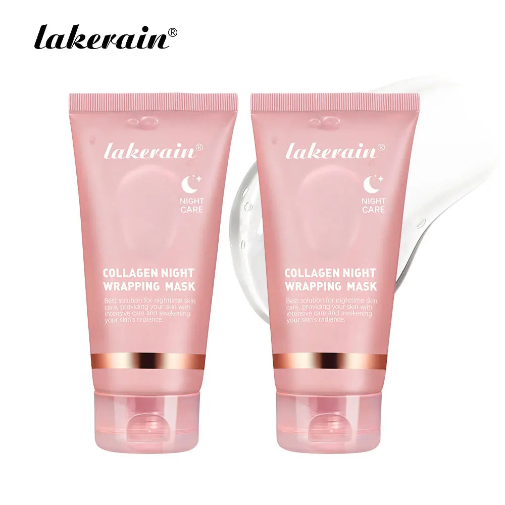 Collagen Wrapping Peel-off Mask Rejuvenation Moisturizing Brightening Korean Face Mask Make Glowy Skin Elasticity Facial Mask Oasis Select 2 pcs