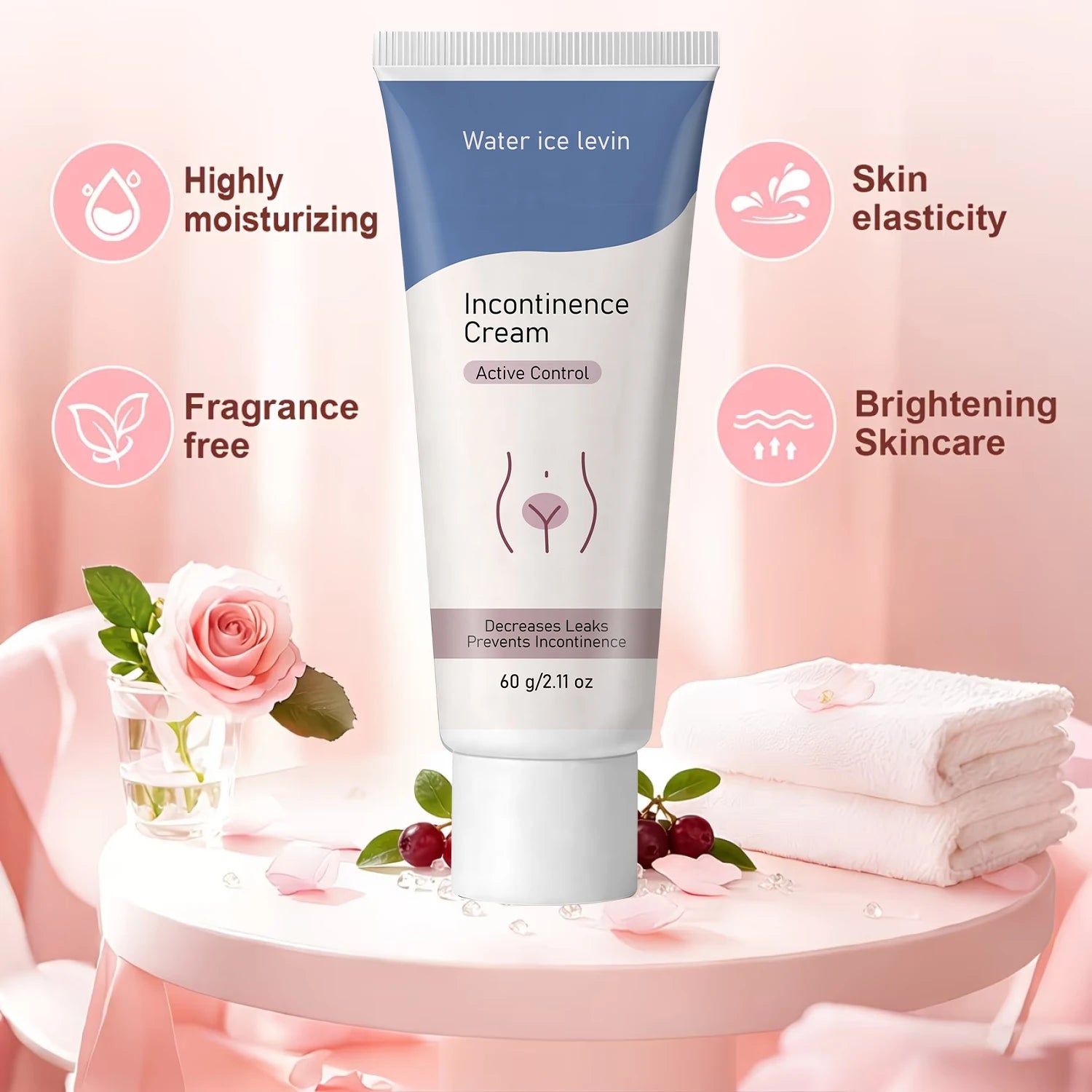 Incontinence Care Cream with Collagen – Intimate Skin Moisturizer Intimate Care Cream Oasis Select