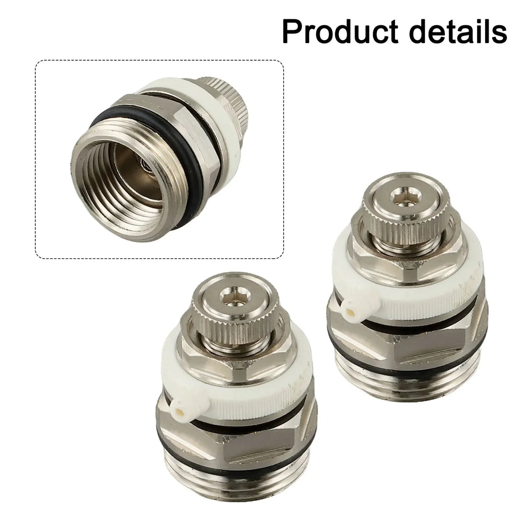 2Pack Automatic Bleed Valve 3/4 Inch Automatic Air Vent Valve Is Designed For Hassle-free Installation Oasis Select
