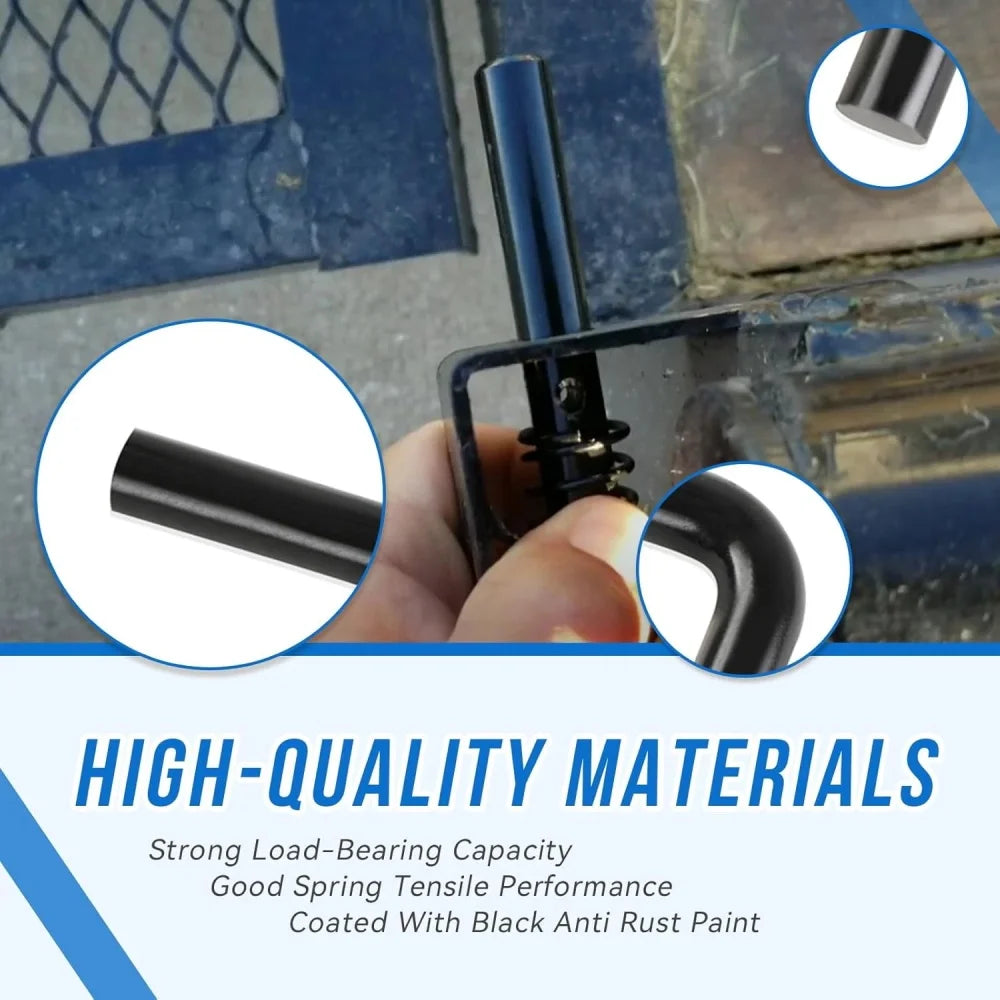 Trailer Gate Spring Compact Spring Repair Kit Door Bolts Kit Black Trailer Kit For Gates Utility Trailer Oasis Select