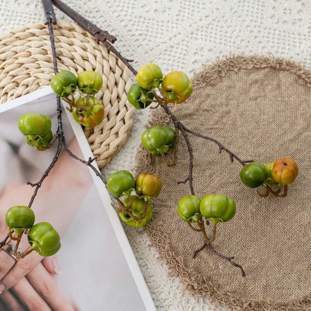 Artificial Pumpkin Branch | Handmade Foam Fall Decor 51cm