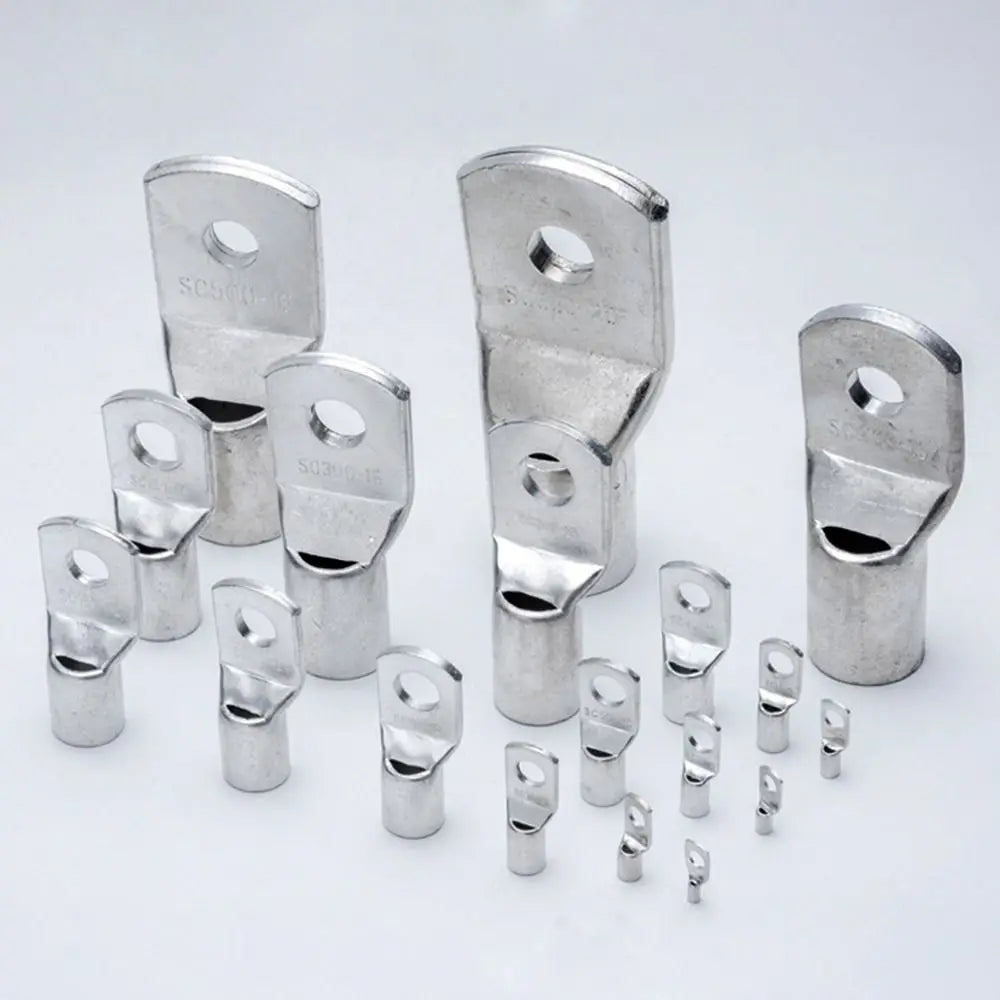 10Pcs 16-35mm2 6mm 8mm 10mm Cable Connector Kit SC Type Wire Nose Terminal Crimp SC16-6 SC25-6 SC35-6 Bolt Hole Tinned Lugs Ring Oasis Select