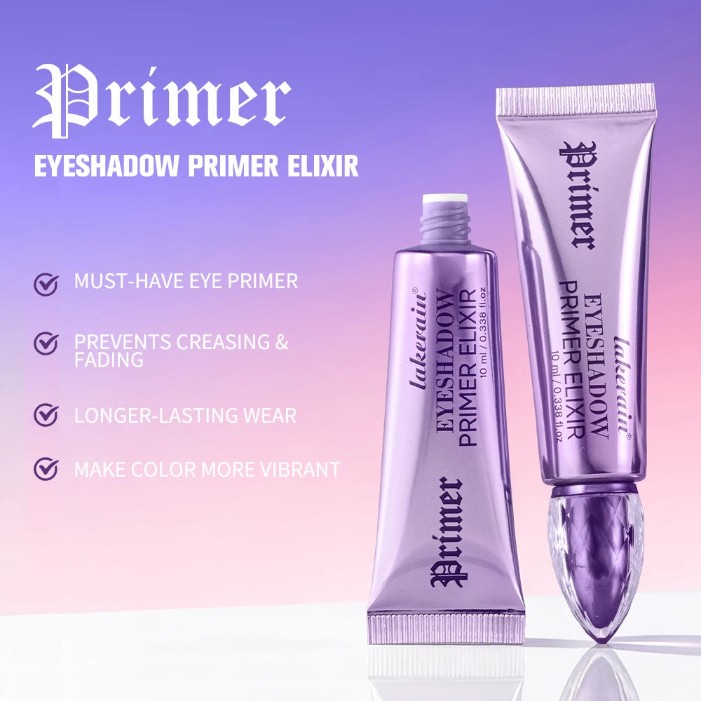 Eyeshadow Primer Elixir 8h Long Lasting Wear Uniform Color Development Smooth Blending Waterproof Light Gel Texture Eye Primer Oasis Select