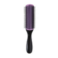 9-Row Denman Detangler Hairbrush Scalp Massager for Women Men Straight Wet Comb Curly Hair Brush Salon Quality Oasis Select Red