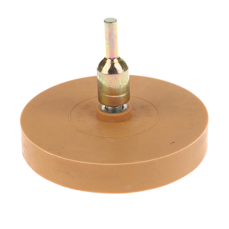 88mm Universal Rubber Eraser Wheel For Remove Car Glue Adhesive Sticker Pinstripe Decal Graphic Auto Repair Paint Tool Oasis Select
