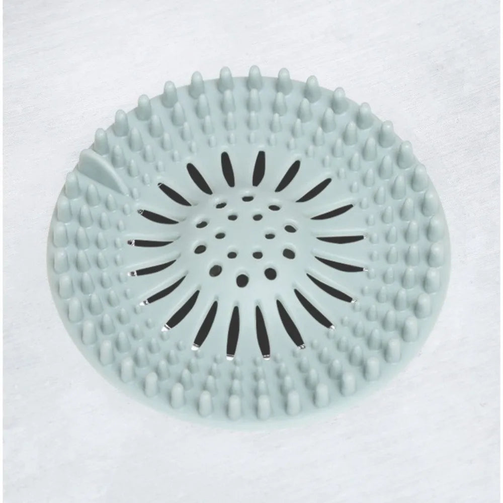 Silicone Hair Catcher Shower Drain Strainer Cover | Anti-Clog