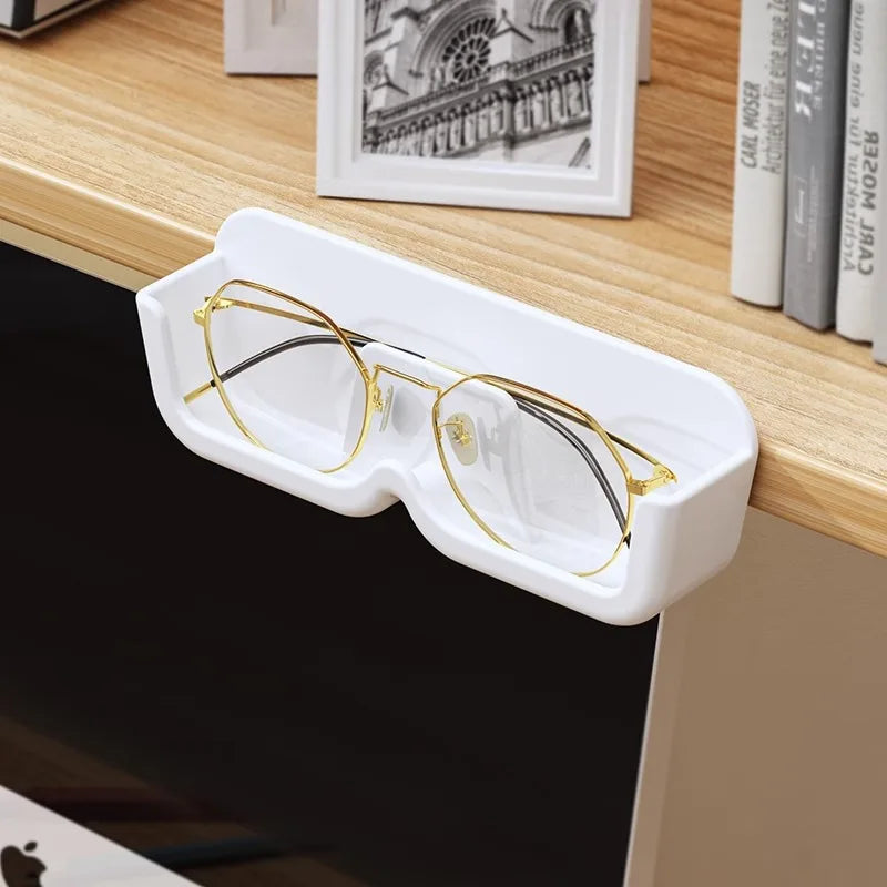 High End Glass Display Cabinet Glasses Storage Box Wall Mounted Perforated Free Sunglasses Storage Rack Sunglass Home Tidying Oasis Select