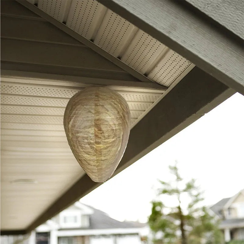 Hanging Wasp Nest Decoy – Waterproof Fake Beehive Deterrent Wasp Nest Decoy Oasis Select