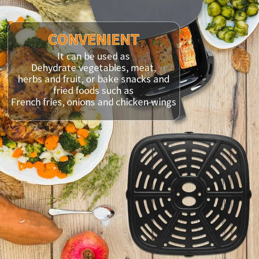 Air Fryer Basket Replacement Grill Pan Air Fryer Grill Plate Air Fryer Power Parts Plate Tray For Holstein Housewares Air Fryer Oasis Select