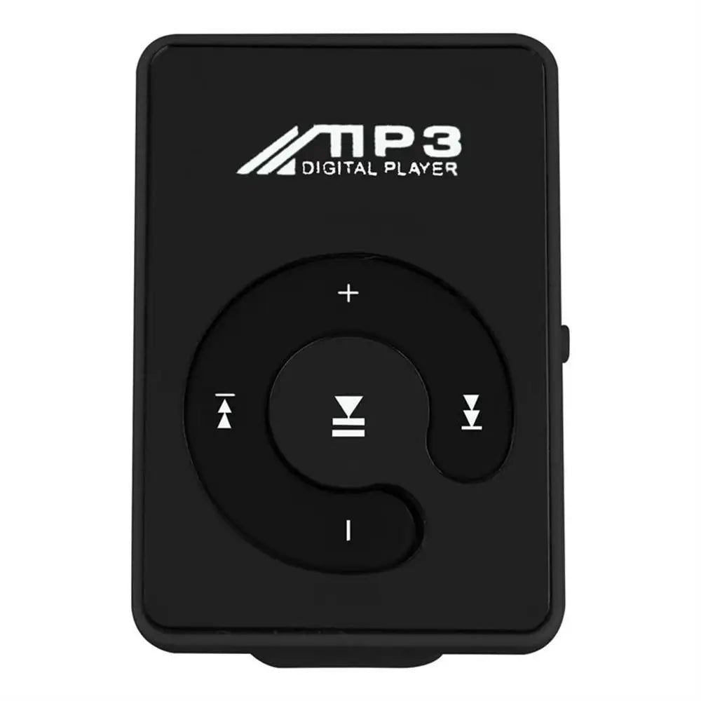 TF Card Student Media Player Walkman Sport Loudspeaker Music Player U Disk MP3 Clip MP3 Mp3 Music Player Oasis Select black