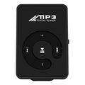 TF Card Student Media Player Walkman Sport Loudspeaker Music Player U Disk MP3 Clip MP3 Mp3 Music Player Oasis Select black
