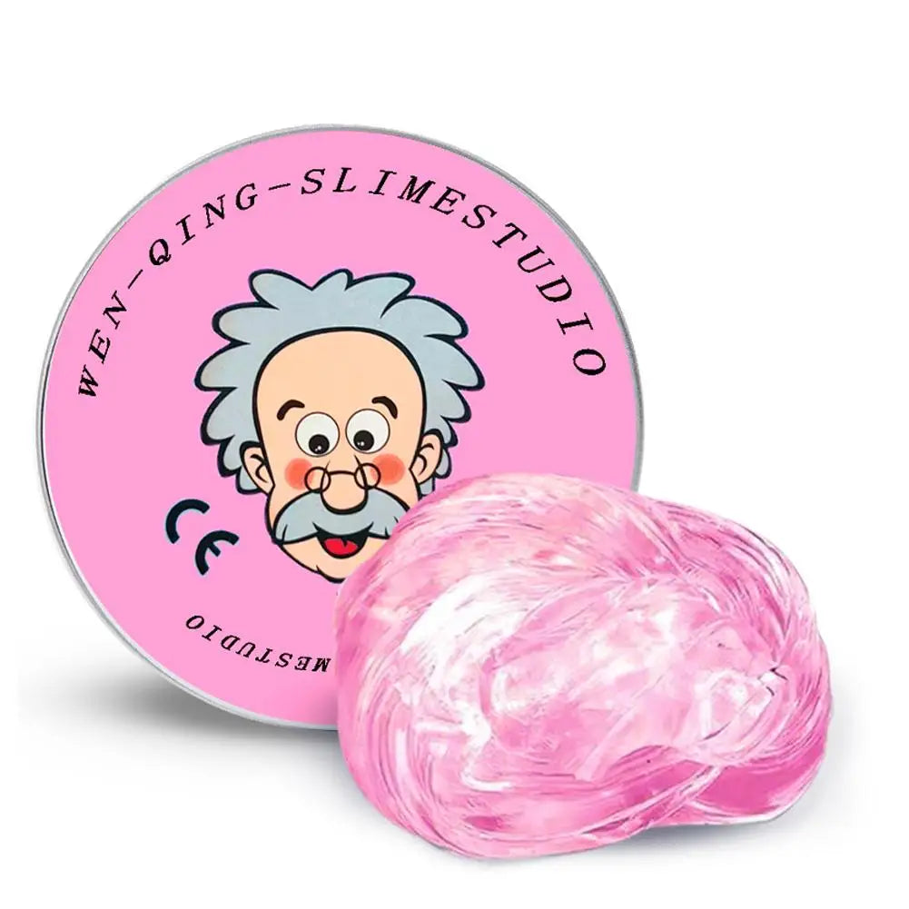 Reusable Putty Liquid Crystal Bouncy Slime Toy Set Kid Safe Mud Stress Relief Color Clay Shape Handmade DIY Handgum Playdough Oasis Select Pink