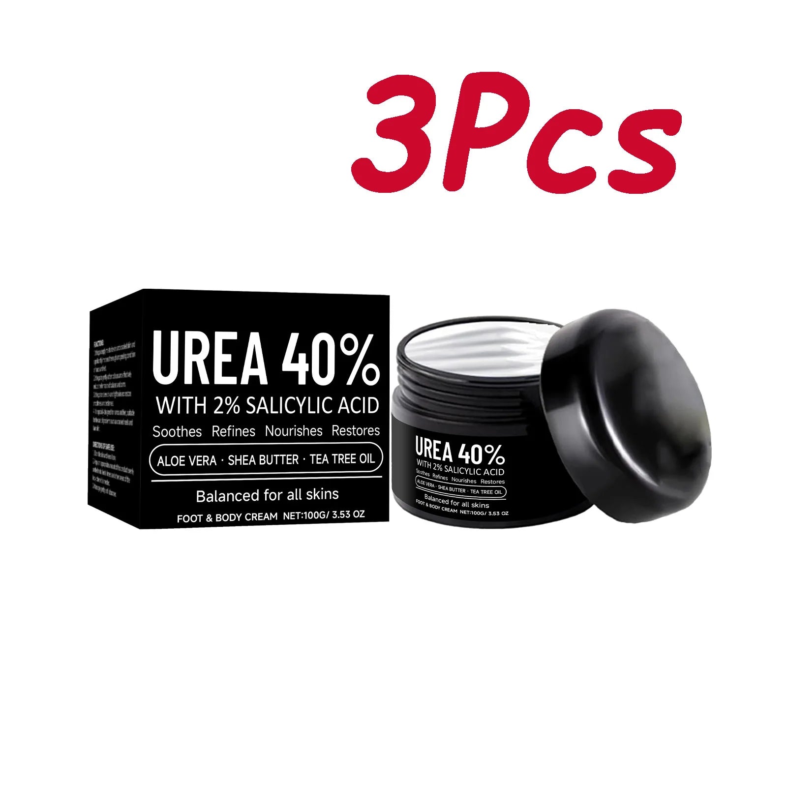 Hoygi 40% Urea Foot & Hand Cream – Deep Moisturizer for Dry Skin Foot & Hand Cream Oasis Select 3 x 100g Boxed