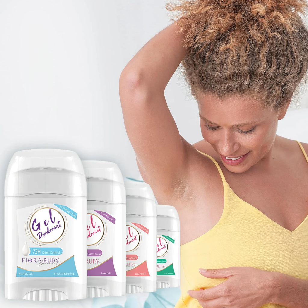 Deodorant Women Solid Fragrance Paste, Natural Flower Fragrance, Clean Scent 48 Hour Long-Lasting, Keeps Fresh & Dry, 46g/1.6oz Oasis Select