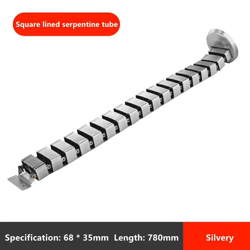 78cm Wire Spine Cable Sleeve Workstation Snake Wire Organizer Under Desk Cable Wire Management Computer Cord Protective Tube Oasis Select A6