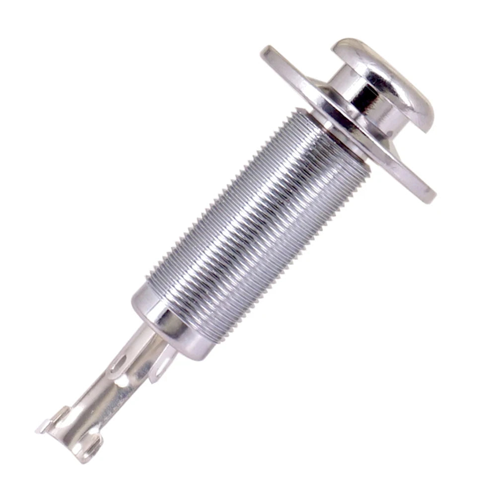 Acoustic Electric Guitar Stereo End Pin Jacks Socket Plug 6.35mm 1/4Inch Pickup Output Jack Plug Socket Guitar Parts Oasis Select