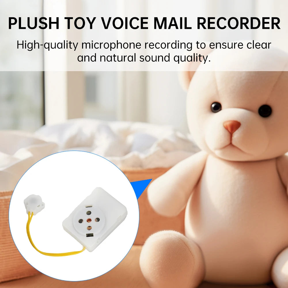 Voice Box For Stuffed Animal Recordable Sound Module Plush Toy Voice Message Recorder Device Recording Device Clear Voice Oasis Select