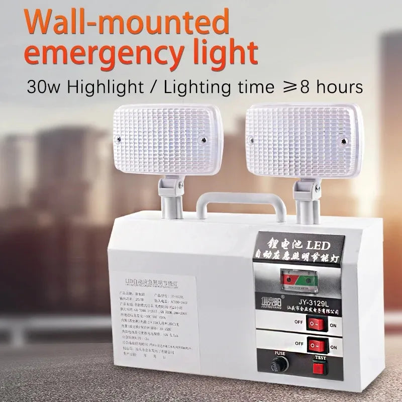 SHINEKNOT 30W Auto Emergency LED Light | 8Hr Backup AC100-260V