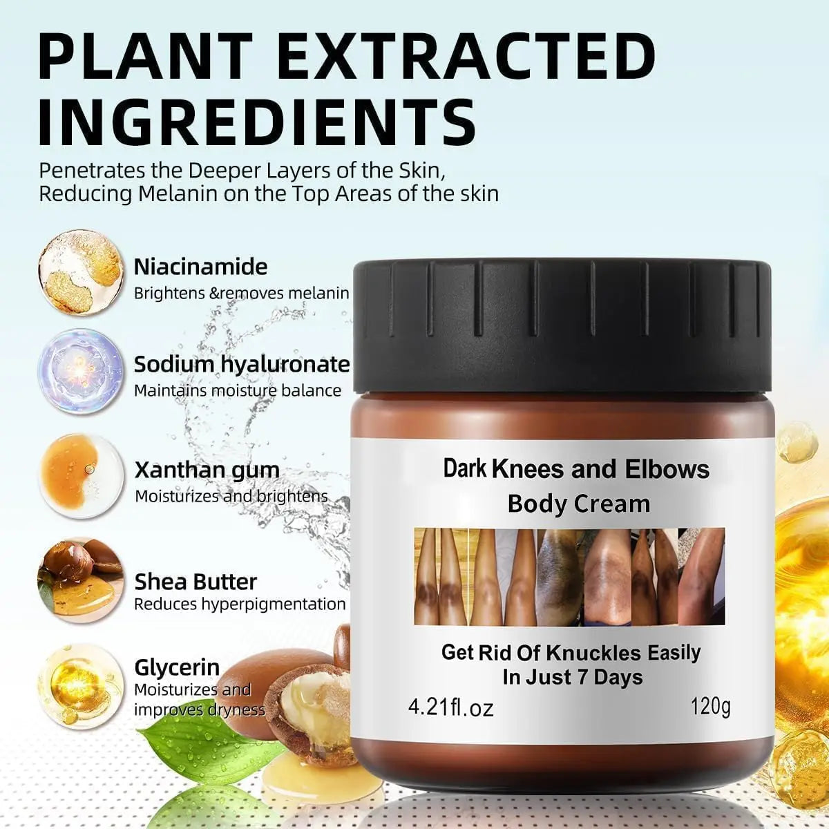 Knuckle & Elbow Brightening Cream – Dark Spot Skin Tone Serum