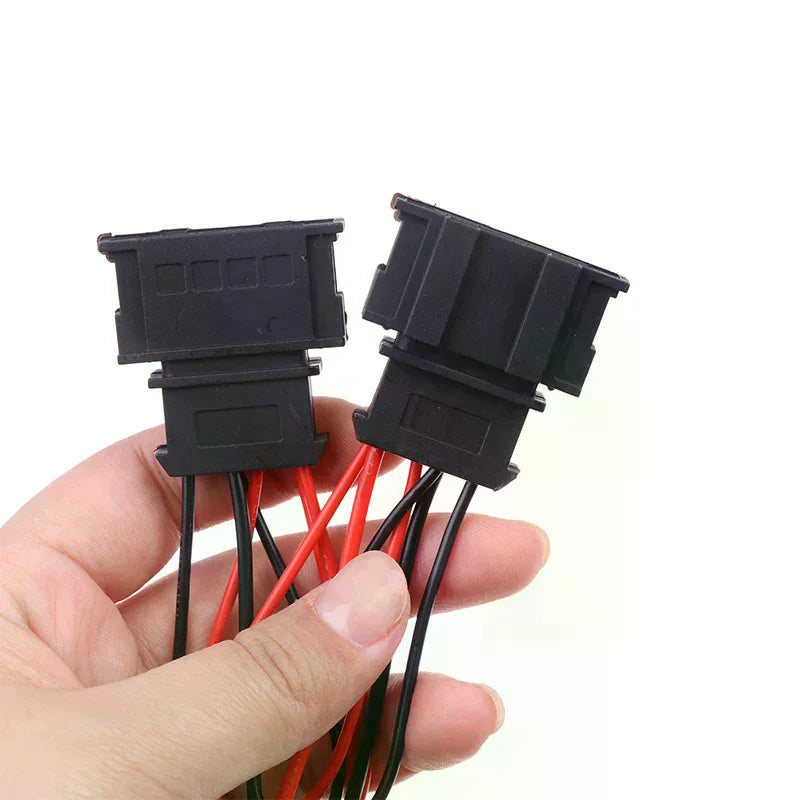 2Pcs Car Speaker Wire Harness Adaptor Replace Vehicle Connection Plug Cable Connector for Golf for Seat for Passat Oasis Select