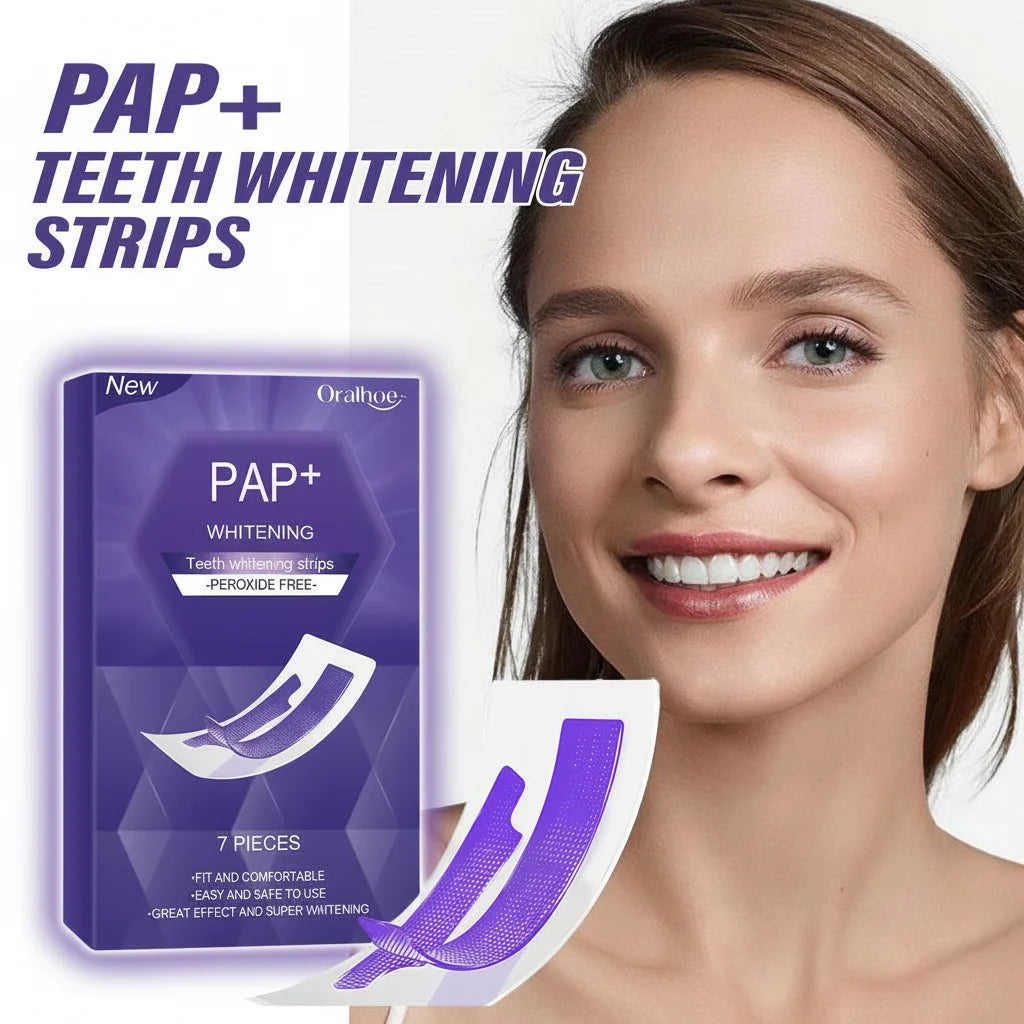 Purple Teeth Whitening Strips Bleaching Stains Remove Oral Whitening Supplies Tooth Stickers Remove Stains Care Stripes Oasis Select