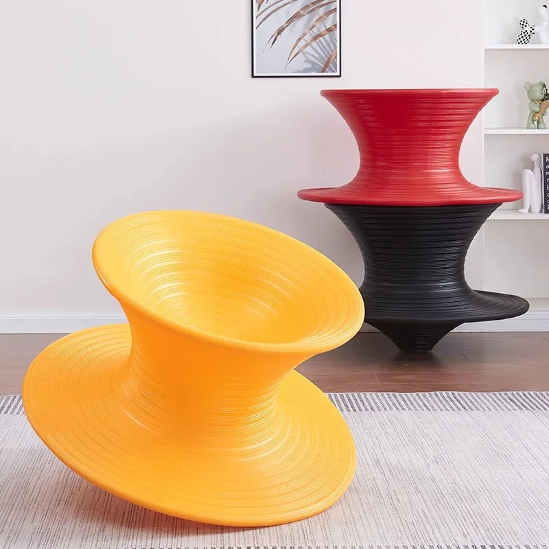 Nordic ins Internet celebrity creative gyro chair shopping mall leisure seat amusement park 360 degree rotating tumbler stool Oasis Select