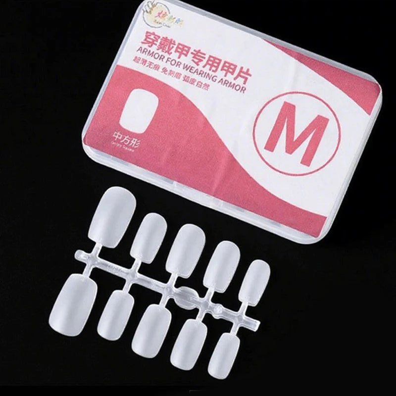 100pcs Press On Nail Tips Full Cover Ultra-Thin False Nails Patches Gel Nails Extension System Clear Fake Nails Art Accessories Oasis Select