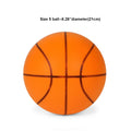 Indoor Silent Basketball Kids Foam Basketball Bouncing No Noise Squeezable Mute Ball Lightweight Sports Ball Oasis Select size 5 ball