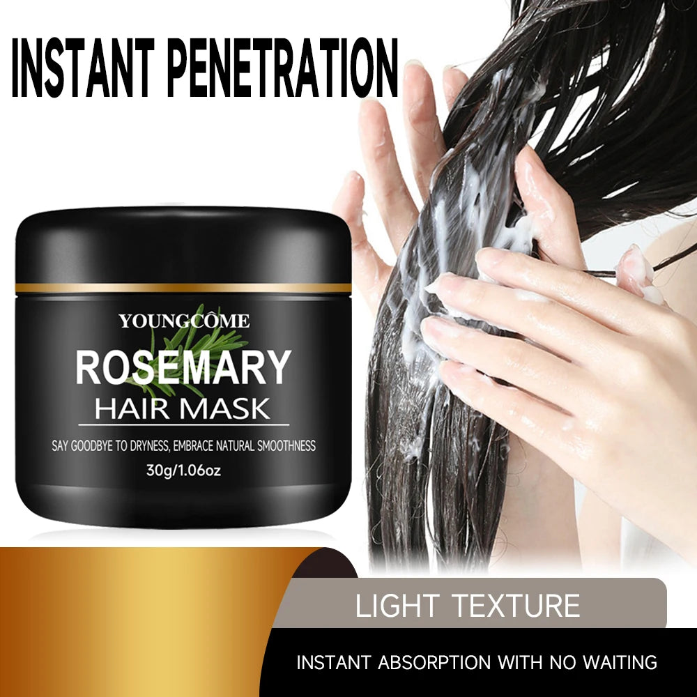 Rosemary Mint Hair Mask – Biotin, Honey & Coconut Oil | YOUNGCOME