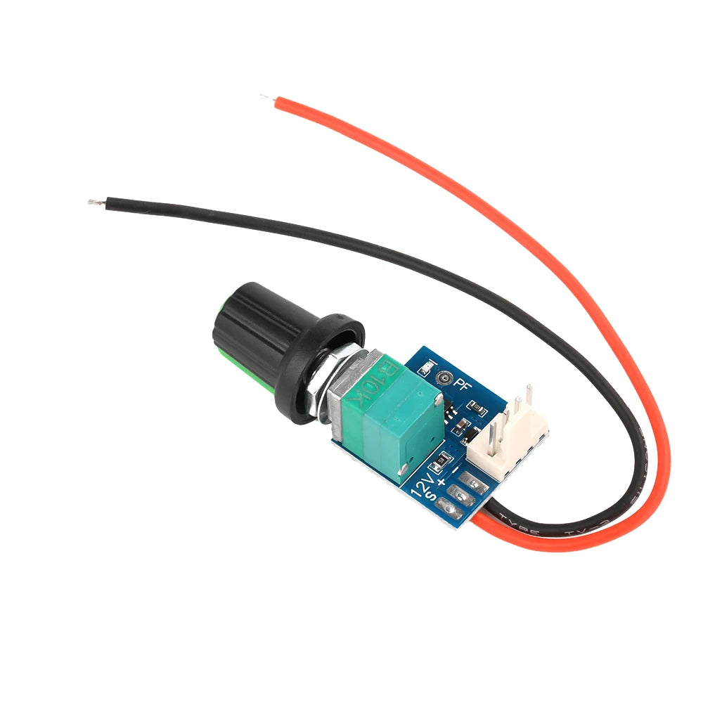 DC 5-12V Manual 4-Wire PWM Fan Governor Module Switch Chassis Speed-Control Motor Noise-Reduction Controller Board Power Supply Oasis Select 2 wire