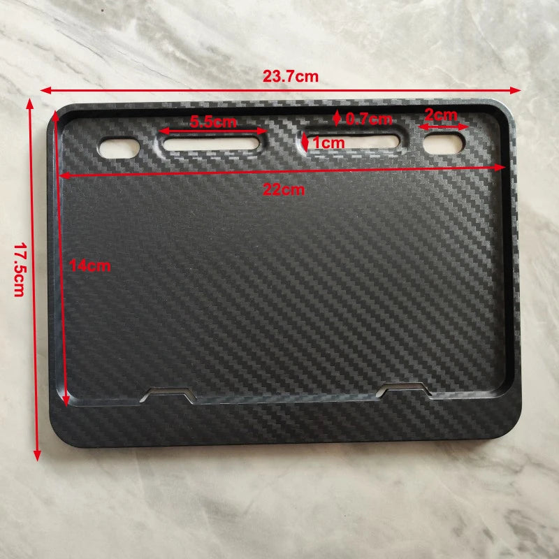 License Plate Frames License Plate Holders Universal Motorcycle Rustproof For Front Rear Oasis Select A1
