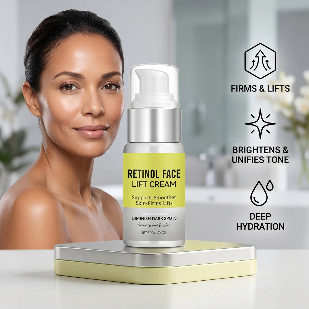 Retinol Face Cream Dark Spot Corrector Firming Lifting & Brightening Moisturizer Restores Elasticity Hydrate Repairing Skin Care Oasis Select