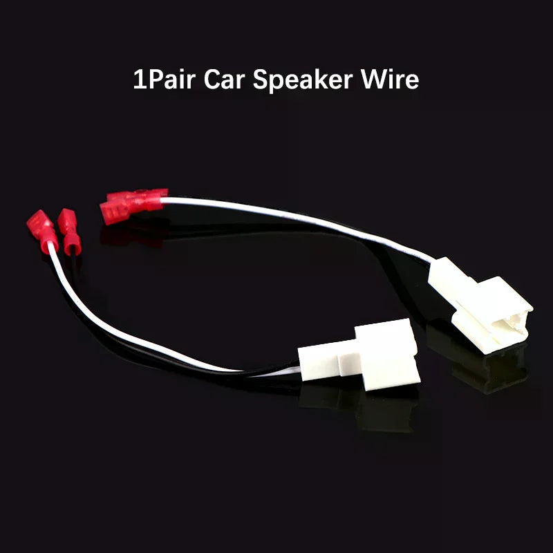 1Pair Car Tweeter Dash Front Speaker Wire Harness Adapter Cable Connector Wiring Cable For Nissan Renault Series Speaker Oasis Select