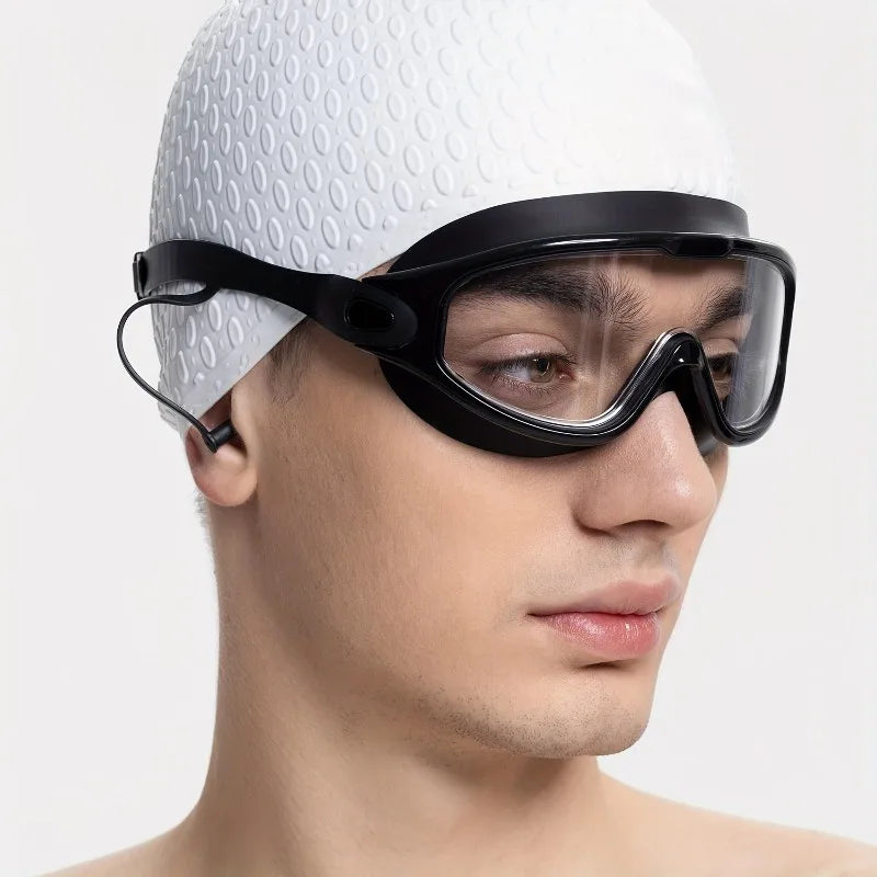 Three-piece design, adult lightweight swimming goggles, non-porous and leak-proof with adjustable headband Oasis Select